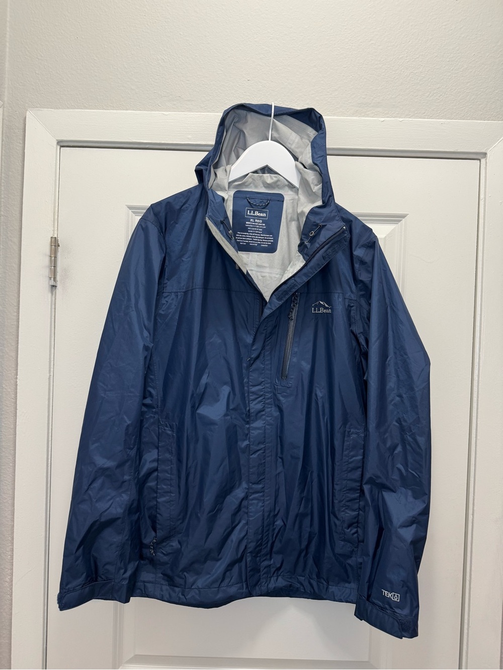 L.L. Bean Trail Model Rain Jacket Tek